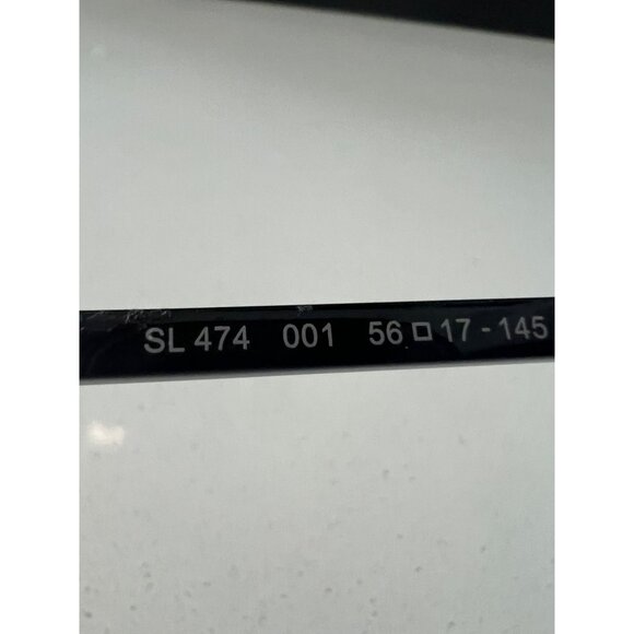 Saint Laurent SL 474 Corner Angle 56MM Square black Sunglasses - Picture 9 of 11